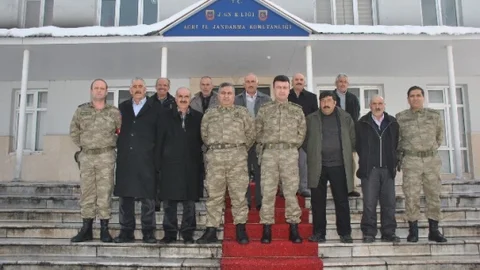 Emekli Olacak Koruculardan Veda Ziyareti