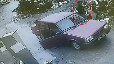 Bafra'daki Cinayet Anının Görüntüleri Ortaya Çıktı