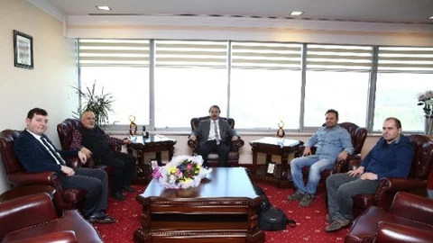 Tgd'den Rektör Yörük'e Ziyaret