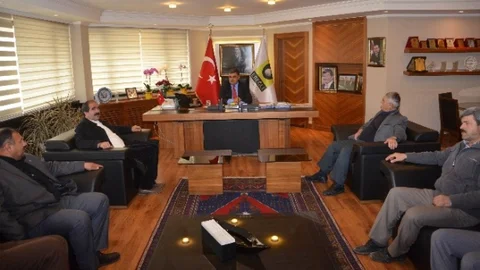 Ziraat Odası Başkan Adayı Çelik'ten Başkan Özgüven'i Ziyaret