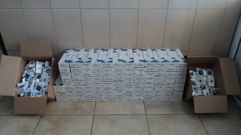 Nazilli 7420 Paket Kaçak Sigara Ele Geçirildi