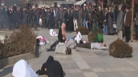 Malatya'nın İlk Sokak Tiyatrosunda Orta Doğu'da Yaşanan Şiddet Anlatıldı