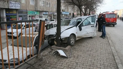 Yozgat'ta Trafik Kazası4 Yaralı