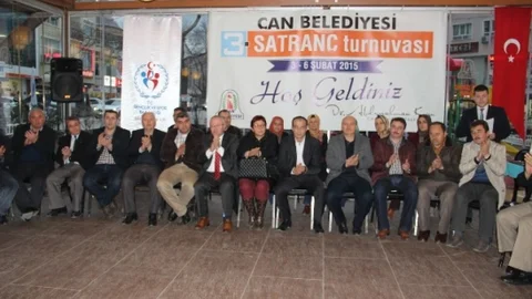 Çan Belediyesi 3. Satranç Turnuvası Sona Erdi