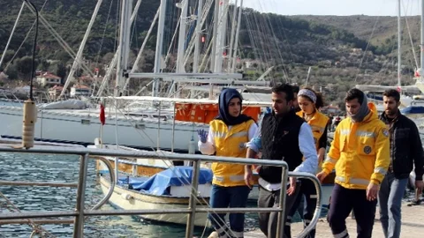 Muğla'da Kaçak Göçmenleri Taşıyan Teknenin Batması