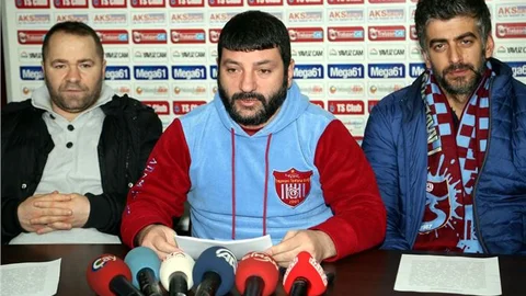 Trabzonspor taraftarlarından TFF'ye tepki