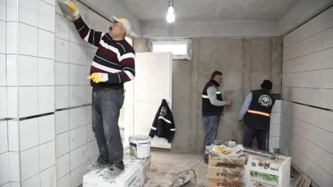 Odunpazarı Belediyesi'nin Camilerde Onarım Çalışması