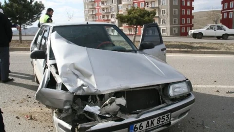 Yozgat'ta İki Ayrı Trafik Kazasında 2 Kişi Yaralandı
