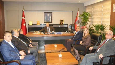 Basın Camiasından Emniyet Müdürü Gülveren'e Hayırlı Olsun Ziyareti