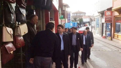 Tunç Ve Manav Esnaf Ziyaretlerinde