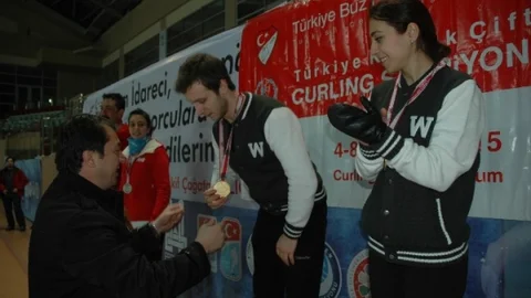 Türkiye Curling Karışık Çiftler Şampiyonası Erzurum'da Yapıldı