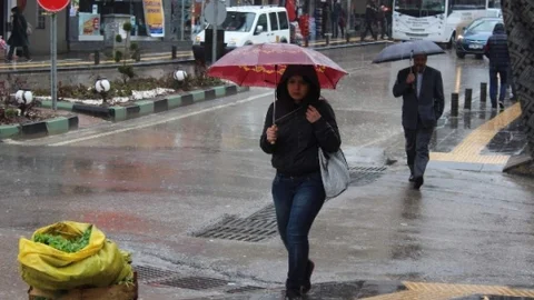 Kilis'te Yağmur Sevinci