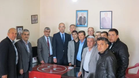 MHP'li Aday Adayı Özbayram'dan İlçe Ziyaretleri