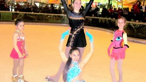 Milli Patenlerden Optimum'da Buz Pateni Şovu