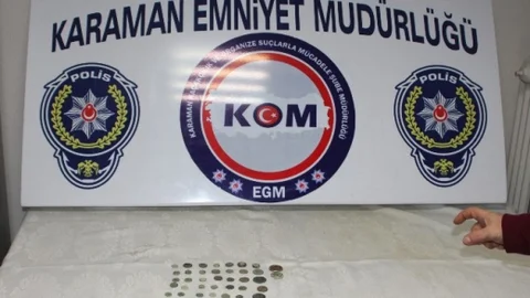 Karaman'da Tarihi Eser Operasyonu