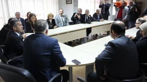 Yıldızkaya'dan Cemiyete Nezaket Ziyareti