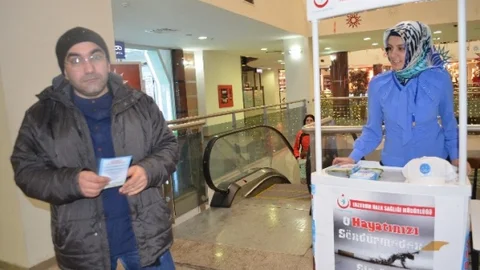 Sigarayı Bırakma Standına Büyük İlgi