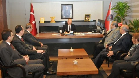 Gso Yönetiminden Emniyet Müdürü Erhan Gülveren'e Ziyaret