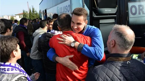 Orduspor'da galibiyet sevinci