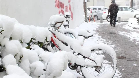 Balıkesir'de kar yağışı