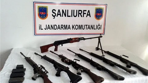 Şanlıurfa'da silah kaçakçılığı