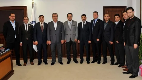 Aydın Tümsiad'dan Adü Rektörü Bircan'a Ziyaret