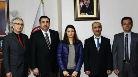 Dr. Kaplan'dan Başkan Gedüz'e Ziyaret