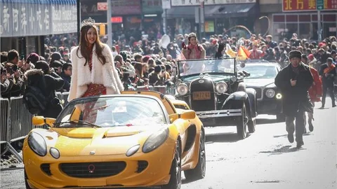 New Yorklu Çinliler ''Keçi Yılı''nı kutladı