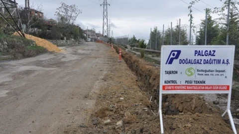 Dilovası'nda Doğalgaz Çalışmaları Hızla Devam Ediyor