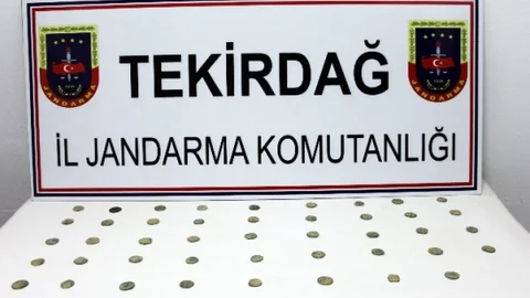 Çorlu Jandarma Ekiplerinden Tarihi Eser Operasyonu