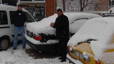 Simav'da Kar Yağışı