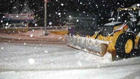 Afşin'de Karla Mücadele