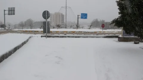 Çan'da Eğitime Kar Engeli Okullar 1 Gün Süreyle Tatil Edildi