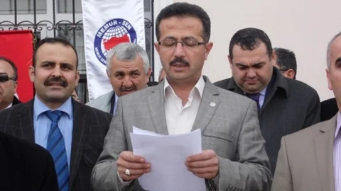 Korkuteli'nde Eğitim Bir Sen Üyeleri ''Angaryaya Hayır'' Dedi