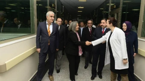Kışanak'tan DÜ Hastanelerine Ziyaret