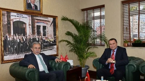 Bulgaristan Heyeti'nden Vali Büyük'e Ziyaret