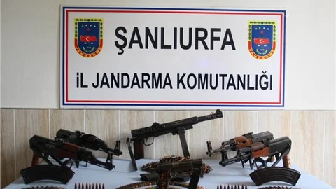 Şanlıurfa'da silah kaçakçılığı operasyonu