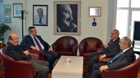 CHP'den Dsp'ye Ziyaret