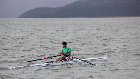 Kürekte milli takım seçmeleri Muğla'da yapılıyor