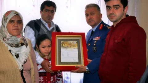 Genelkurmay'dan Ramazan Yel'in Ailesine Şehitlik Beratı