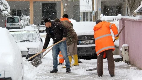 Burdur'da Yoğun Kar