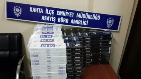 Adıyaman'da Gümrük Kaçağı Sigara Ve Çay Ele Geçirildi