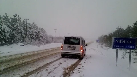 Yenice'de Kar Tatili Uzatıldı