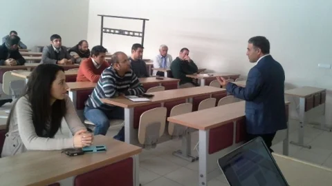 Tercan MYO Personeline Deprem Yangın Ve Tahliye Egitimi