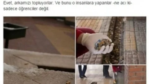 Üniversite Öğrencisinden Duyarlılık Kampanyası