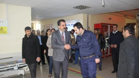 Eşbaşkan Dinar Sağlık Kuruluşlarını Ziyaret Etti