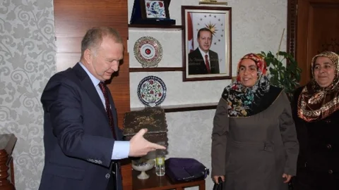 Ceylan Zihinsel Engelliler Derneği Yöneticilerini Kabul Etti