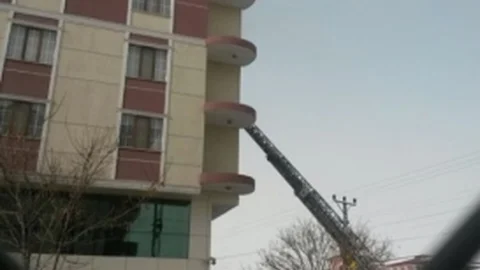 Otelde Korkutan Yangın