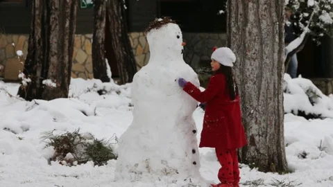 Denizli'de Vatandaşlar Karın Tadını Çıkardı
