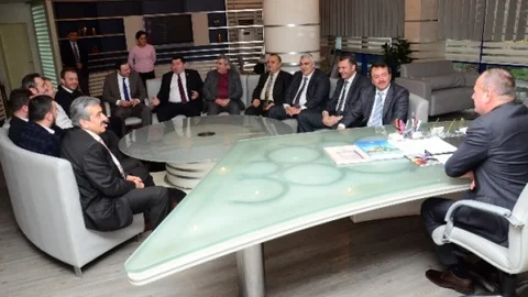 MÜSİAD İl Yönetiminden Başkan Keleş'e Ziyaret